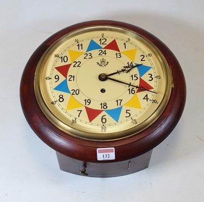 Lot 132 - A reproduction RAF dial wall clock, dia.34cm