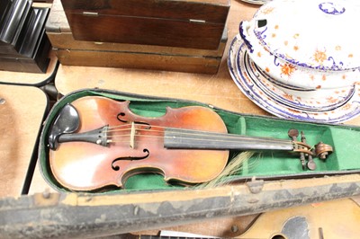 Lot 135 - A 20th century Italian mandolin; a cased...
