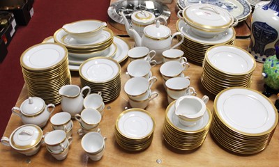 Lot 142 - A Noritake porcelain tea and dinner service,...