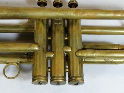 Lot 159 - A Conn Vocabelle brass dance band trumpet,...