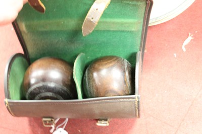 Lot 188 - A cased set of boules