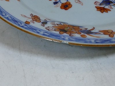Lot 238 - A set of three Chinese Imari plates,...