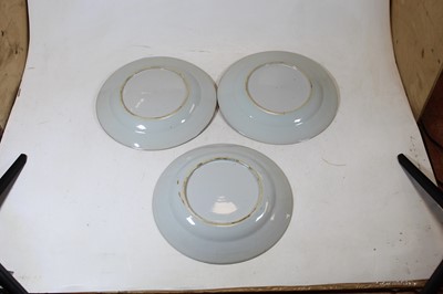 Lot 238 - A set of three Chinese Imari plates,...