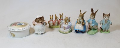 Lot 231 - A collection of six Beswick Beatrix Potter...