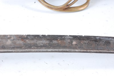 Lot 2235 - A U.S. 1860 pattern Cavalry sword, the 88cm...