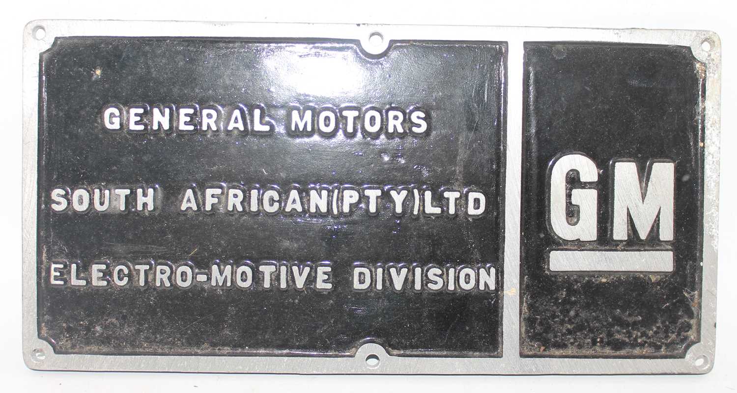 Lot 16 - Original Alloy General Motors South African...