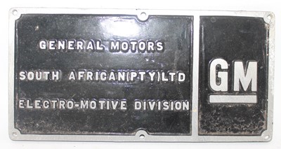 Lot 16 - Original Alloy General Motors South African...
