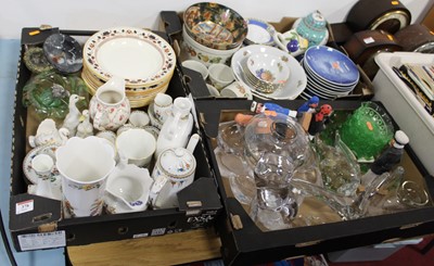 Lot 378 - Three boxes of miscellaneous items, to include...