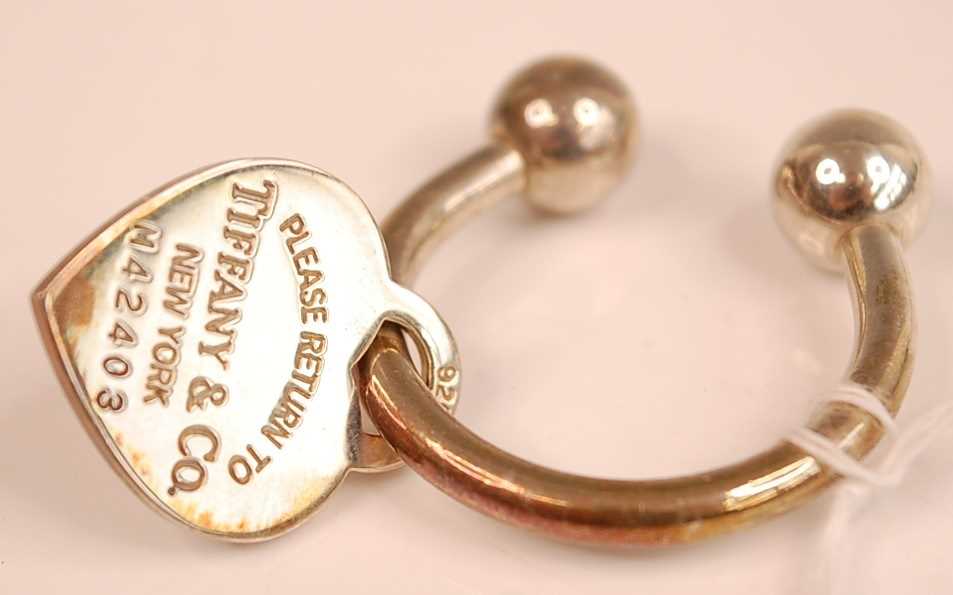 Lot 478 - A Tiffany & Co silver keyring