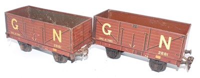 Lot 111 - Gauge 1 Marklin for Gamages:- two 7 plank 15...
