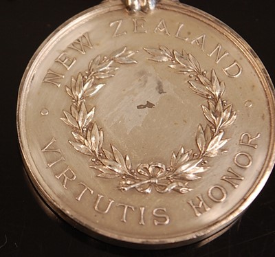 Lot 2143 - A New Zealand War medal (1869), undated...