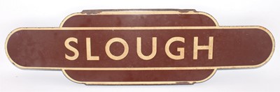 Lot 61 - Original BR Western Region Slough Totem sign,...