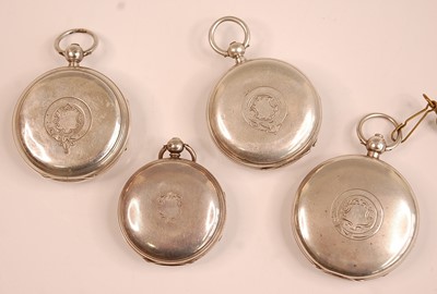 Lot 3149 - A late Victorian gent's silver open faced...