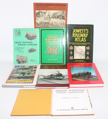 Lot 216 - Eight railway books (E).  Bias towards GWR and...