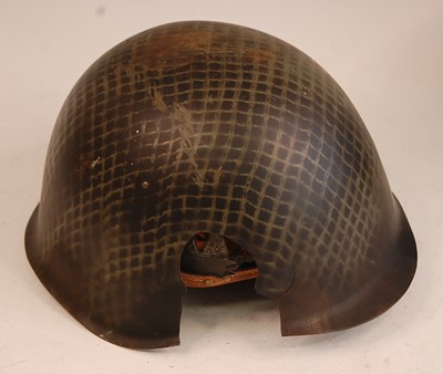 Lot 115 - A Czechkoslovakian M53-80 steel helmet, with...