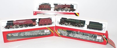 Lot 401 - Three Hornby locos and tender R065 BR 2-10-0...