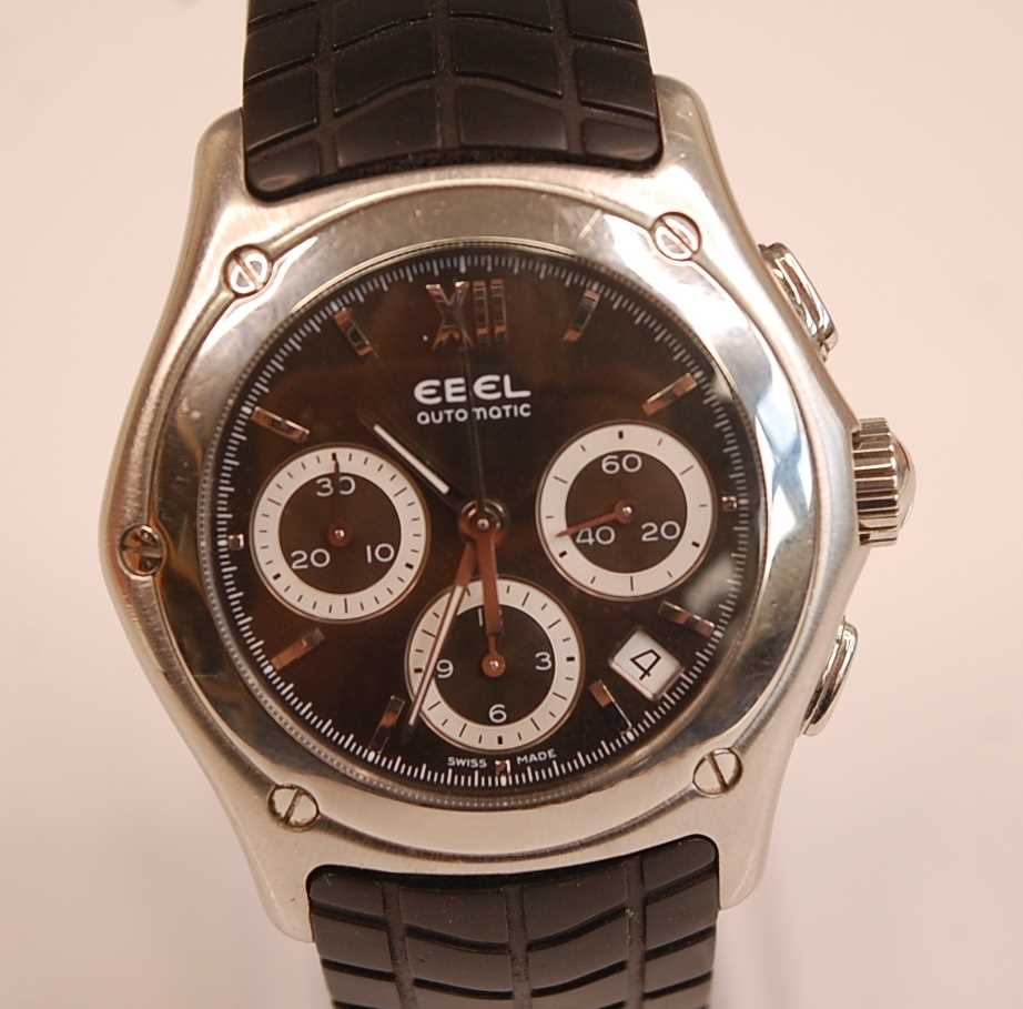 Lot 3164 - A gent's Ebel Classic Wave chronograph...