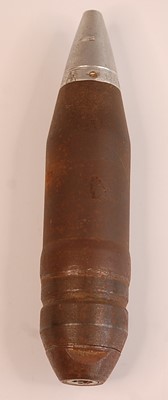 Lot 2434 - A German artillery shell, the body marked ENZ...