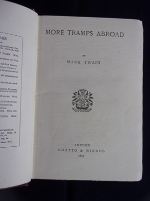 Lot 3008 - TWAIN, Mark. More Tramps Abroad. Chatto &...