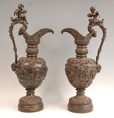 Lot 3204 - A pair of late 19th century Renaissance...