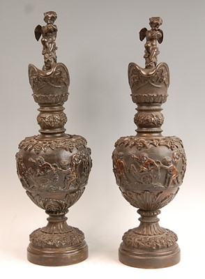 Lot 3204 - A pair of late 19th century Renaissance...