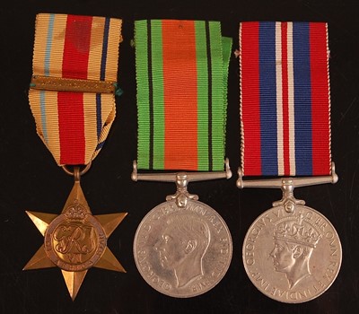 Lot 2147 - A WW I/II group of six medals to include 1914...