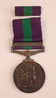 Lot 2153 - An E.R. II General Service medal (1918-1962)...