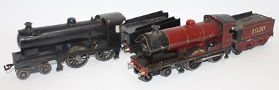 Lot 221 - Two Bassett Lowke locos and tenders, each in...
