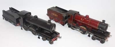 Lot 221 - Two Bassett Lowke locos and tenders, each in...