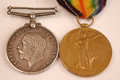 Lot 2157 - A WW I British War medal, naming 28508 PTE....