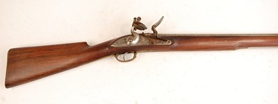 Lot 2324 - A large 19th century flintlock musket, having...