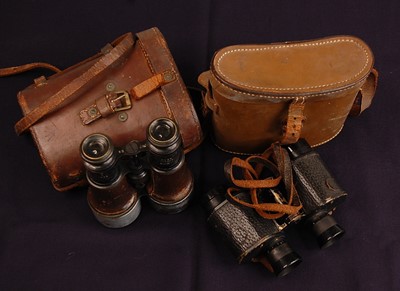 Lot 2441 - A pair of early 20th century field binoculars...