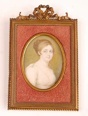 Lot 3195 - Attributed to P. Gaslini - Bust portrait of a...
