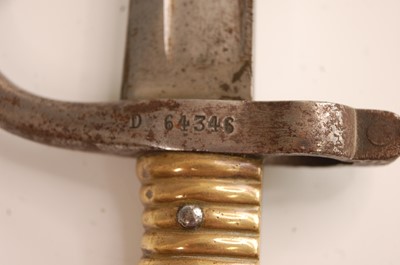Lot 2242 - A French model 1866 Chassepot bayonet, having...