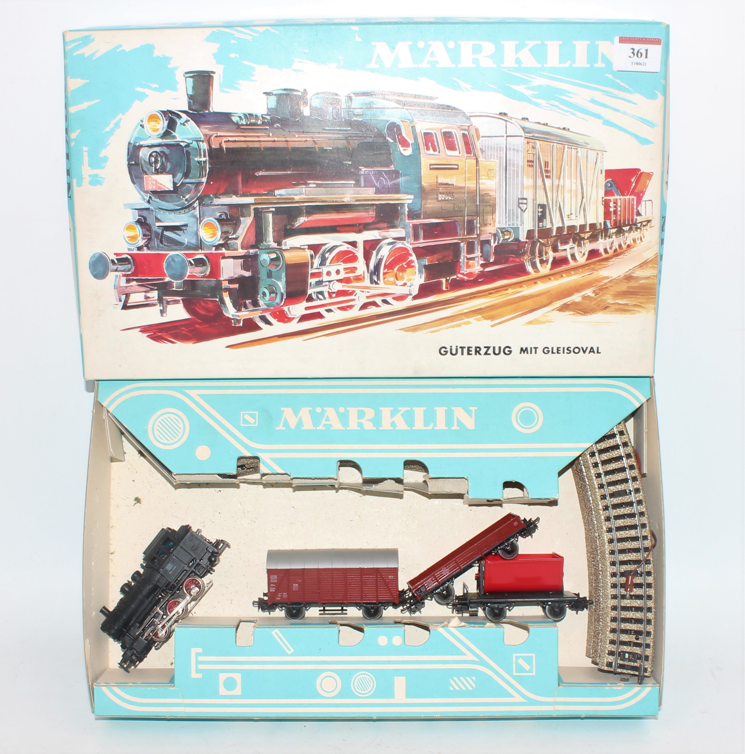 Lot 361 - Marklin HO train set ref. 3200 comprising