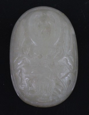 Lot 3231 - Five carved Nephrite 'mutton fat' jade carved...
