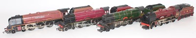 Lot 400 - Four ex-LMS Triang/Hornby locos and tender:-...