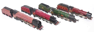 Lot 400 - Four ex-LMS Triang/Hornby locos and tender:-...