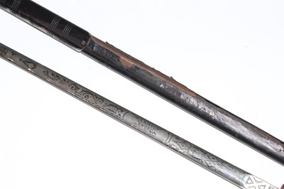 Lot 2245 - A Masonic Ceremonial sword, the 71cm flattened...