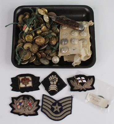 Lot 2463 - A collection of military buttons to include...