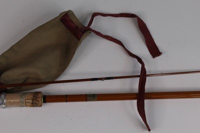 Lot 2633 - A Robertsons The "Roach" Rod, 10' split cane...