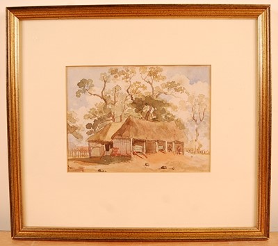 Lot 3273 - Thomas Churchyard (1798-1865) - Barn at...