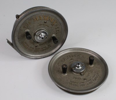 Lot 2666 - A The "Maxima" reel, dual duty 6" centre pin...