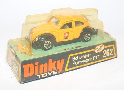 Lot 1520 - A Dinky Toys No. 262 Schweizer Postwagen PTT...