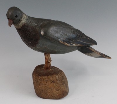 Lot 2523 - An early 20th century carved and painted pine...