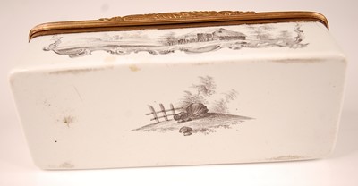 Lot 3169 - An 18th century enamel on gilt metal snuff box,...