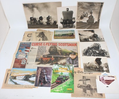 Lot 85 - A collection of various railway interest,...