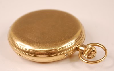 Lot 3134 - A late Victorian 18ct gold cased gent's full...