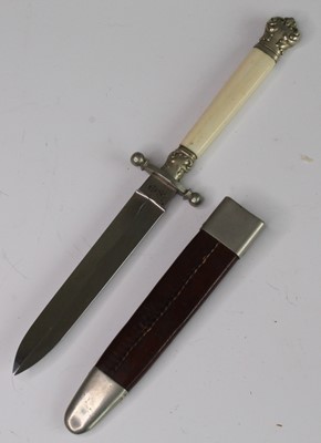 Lot 2248 - A 19th century prostitutes dagger, the 12.5cm...