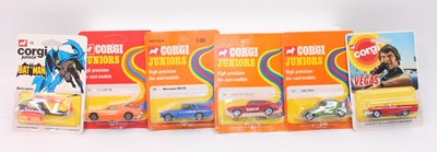 Lot 1003 - Corgi Juniors group of 6 carded models to...